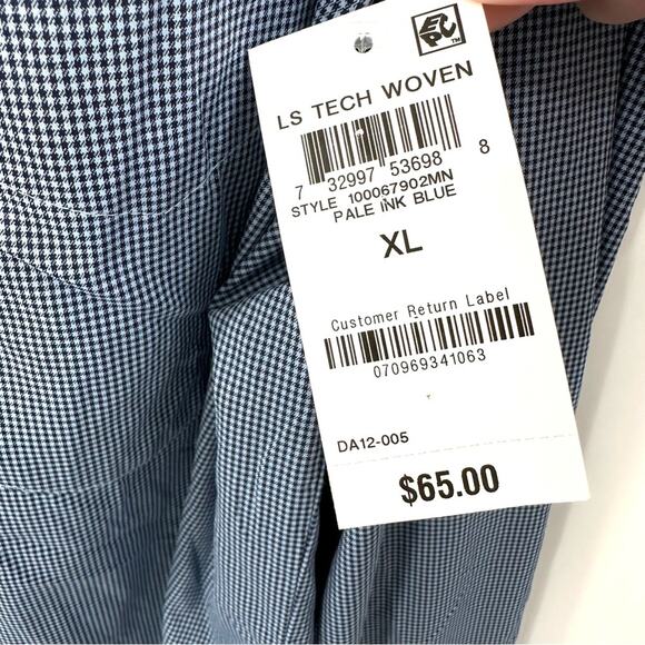 Club Room long sleeve tech woven dress shirt Size XL - Picture 5 of 8